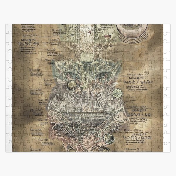 Made in Abyss - The Abyss Map Jigsaw Puzzle RB0307 product Offical made in abyss Merch