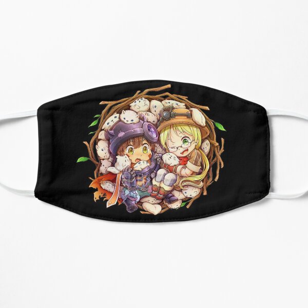Made In Abyss Anime / Reg and Riko  Flat Mask RB0307 product Offical made in abyss Merch